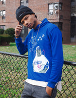 Load image into Gallery viewer, Royal Blue JACKIE ROBINSON &quot;Black HistorY&quot; Hoodie
