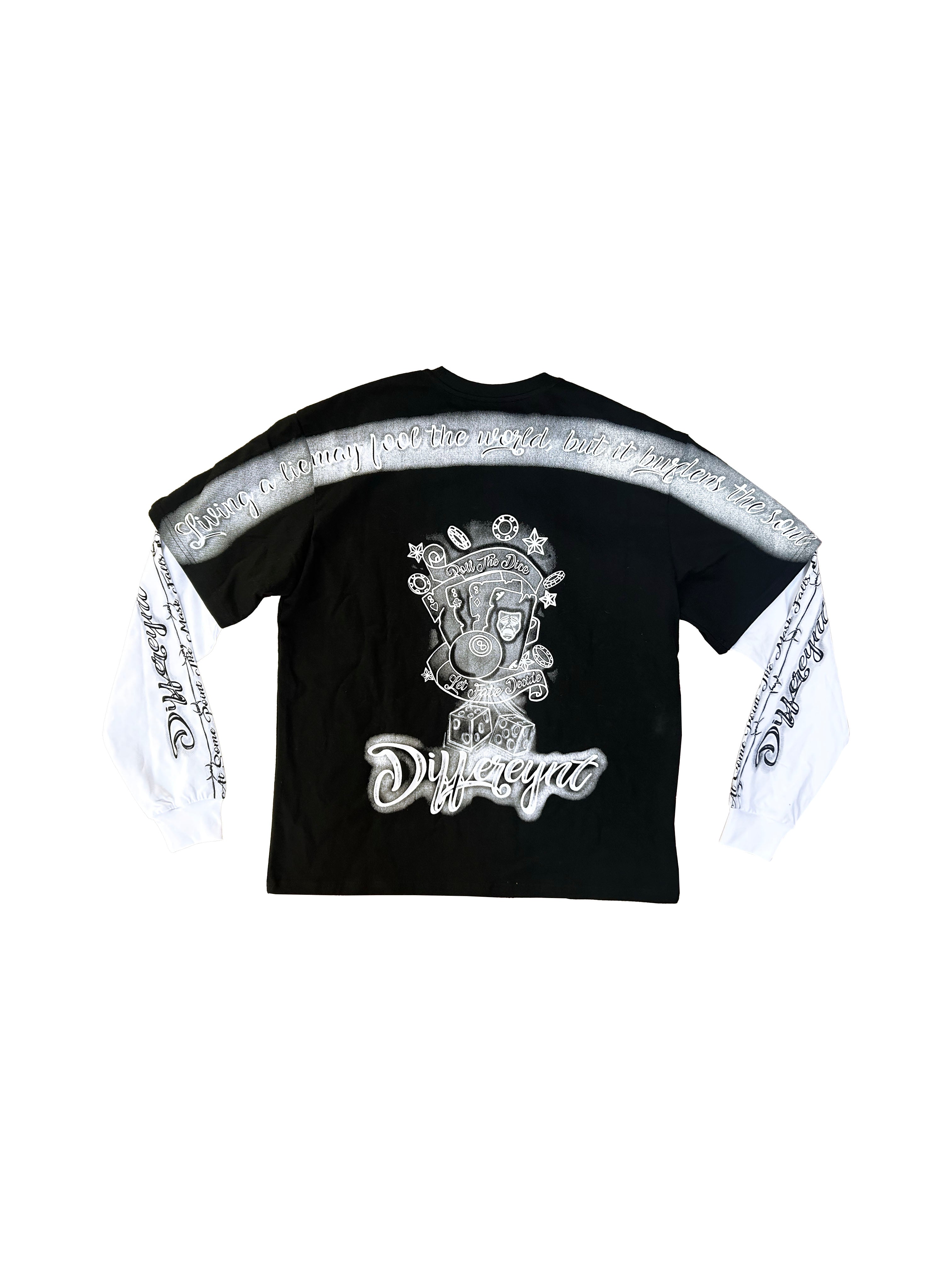 "The WeYght of the Mask" Double-Layered Shirt