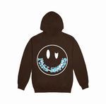 Load image into Gallery viewer, Mocha Brown "Fake SmYles" Hoodie
