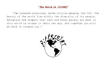 Load image into Gallery viewer, White "The World Is (Y)OURS" Tee
